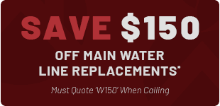 Main Water Line Replacement Discount in Virginia*